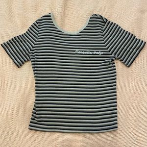 cute striped crop top